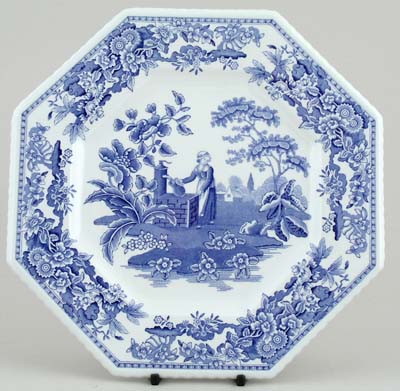 Dresser Plate Girl At Well